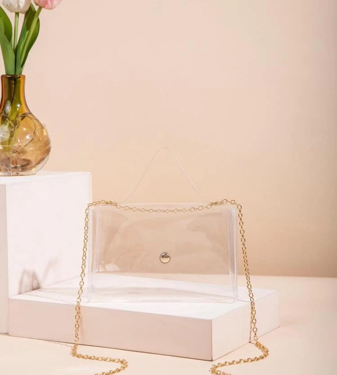 HOWDY Clear Stadium Bag | Western Clear Purse | Country Concert Bag | Cowgirl Stadium Approved Crossbody Bag | Rodeo Game Day