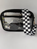 Clear Stadium Bag Crossbody | Game Day Concert Festival Clear Purse | Stadium Approved Clear Vinyl Security Bag | Cute Outfit
