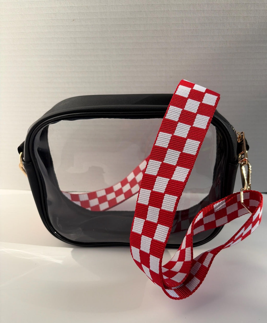 Clear Stadium Bag Crossbody | Game Day Concert Festival Clear Purse | Stadium Approved Clear Vinyl Security Bag | Cute Outfit
