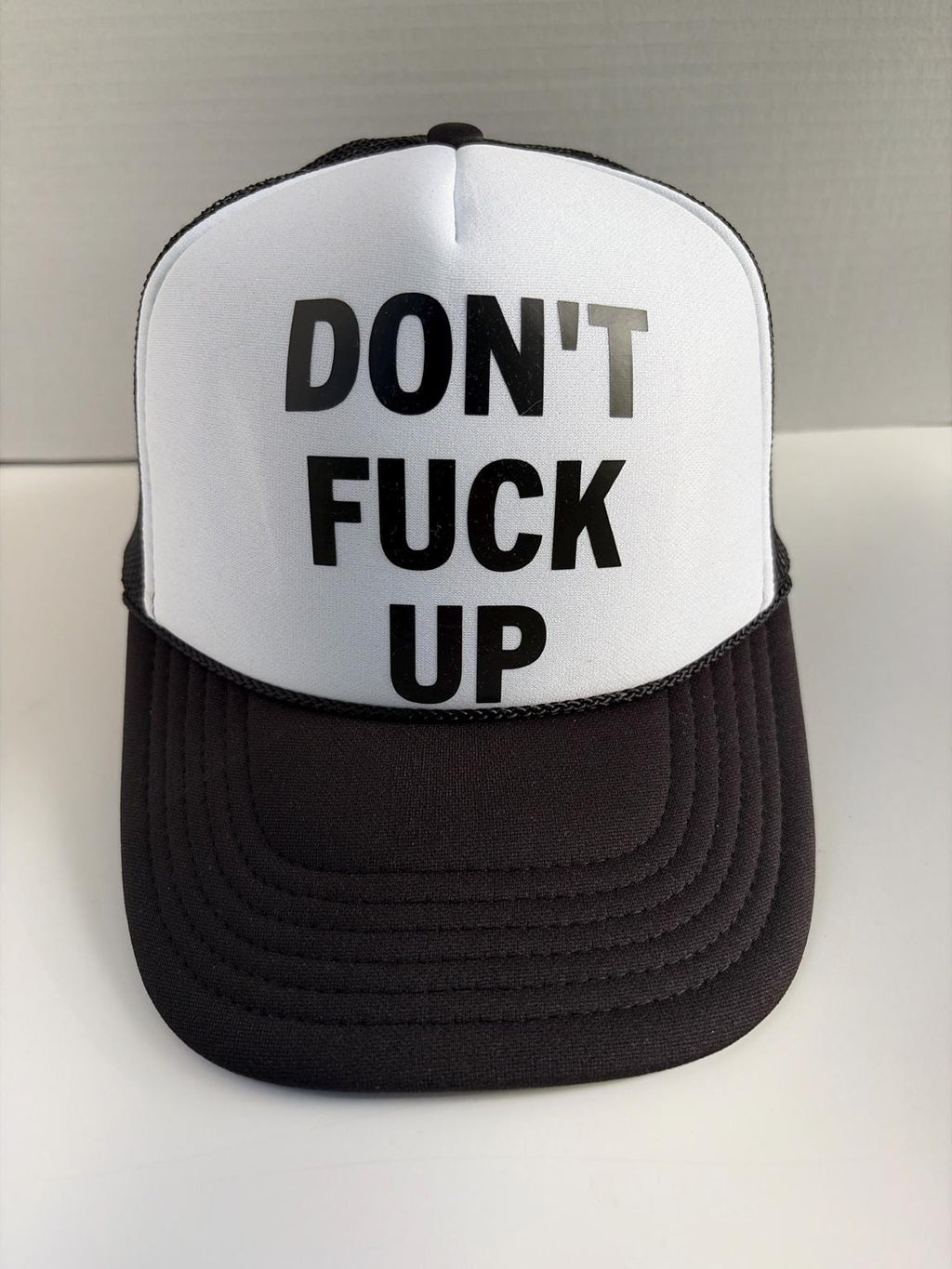 Don’t F*ck Up Trucker Hat | Funny Trucker Hat | Country Concert Hat | Western Hat | Black Mesh Snapback | Bachelorette Gift