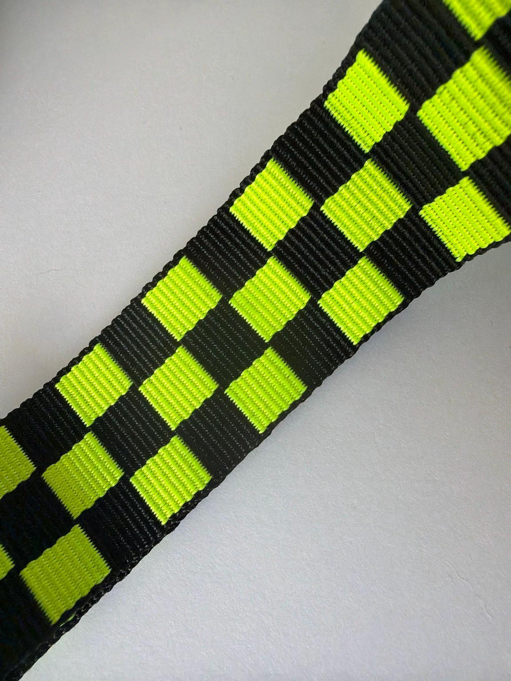 Clear Stadium Bag with Neon Checker Strap | Stadium Approved Crossbody Bag | Concert Purse | Festival Bag | Adjustable Strap 
